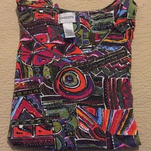 Chico’s Patterned T-shirt